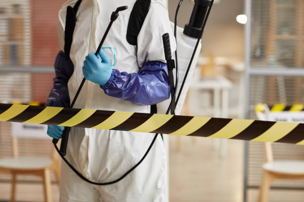 Professional Biohazard technician working in Port Aransas, TX
